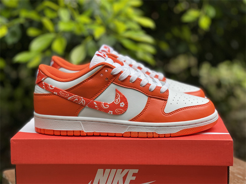 Original level_ Nike Dunk Low_ low-gang_ white orange waist fruit hook_ the goods number DH4401 103. full code shipment 36--46-b0912c76